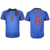Nederland Cody Gakpo #8 Fotballklær Bortedrakt VM 2022 Kortermet
